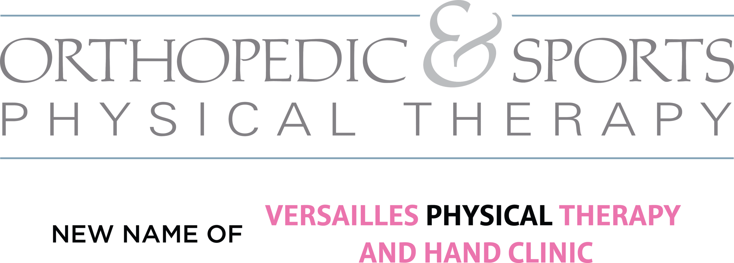 Versailles hysical Therapy And Hand Clinic is now OSPT Clinic logo